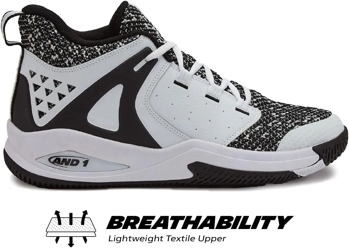 AND1 Take Off 3.0 Mens Basketball Shoes, Indoor or Outdoor, Street or Court