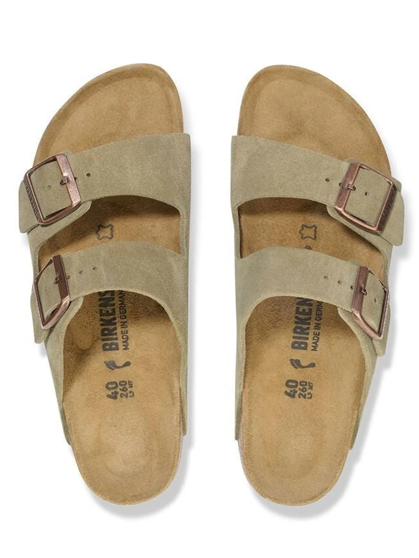Arizona Suede N Taupe Sandals