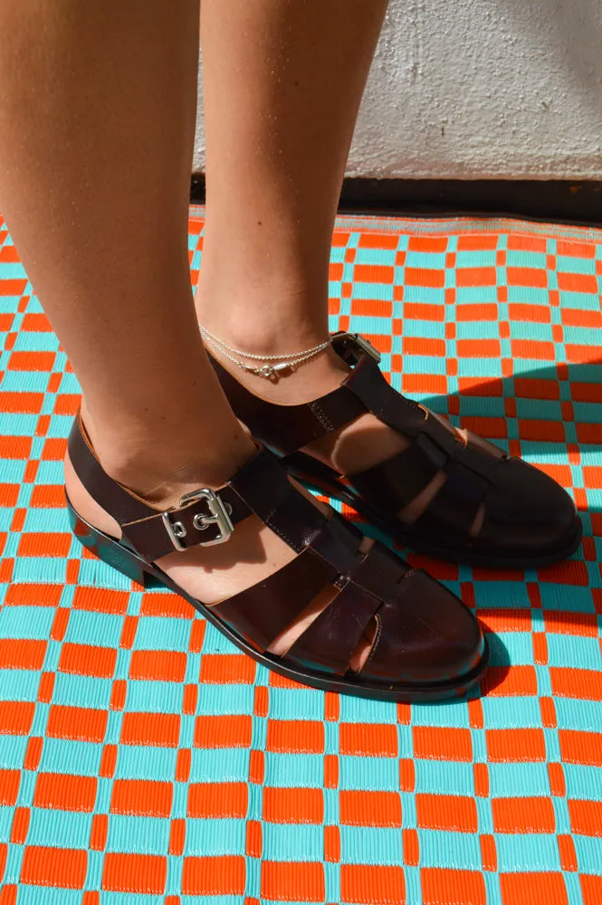 Billi Bi Giamaica Fisherman Brown Sandals