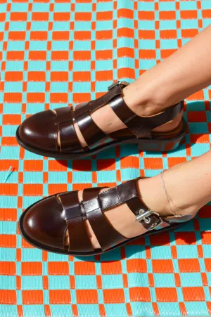 Billi Bi Giamaica Fisherman Brown Sandals