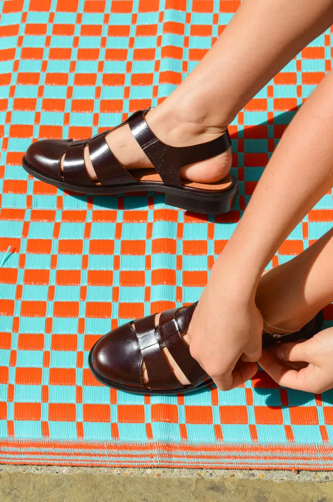 Billi Bi Giamaica Fisherman Brown Sandals