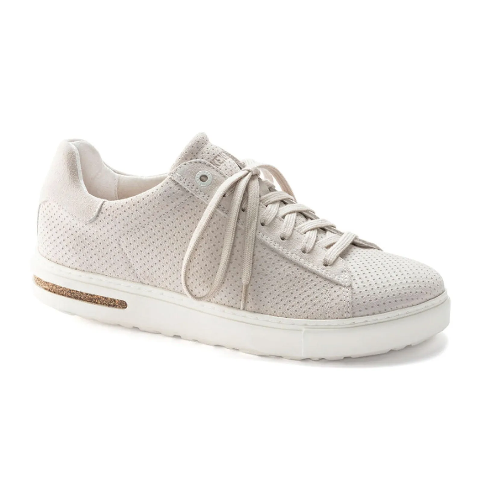 Birkenstock Bend Narrow Sneaker (Women) - Antique White Embossed Suede