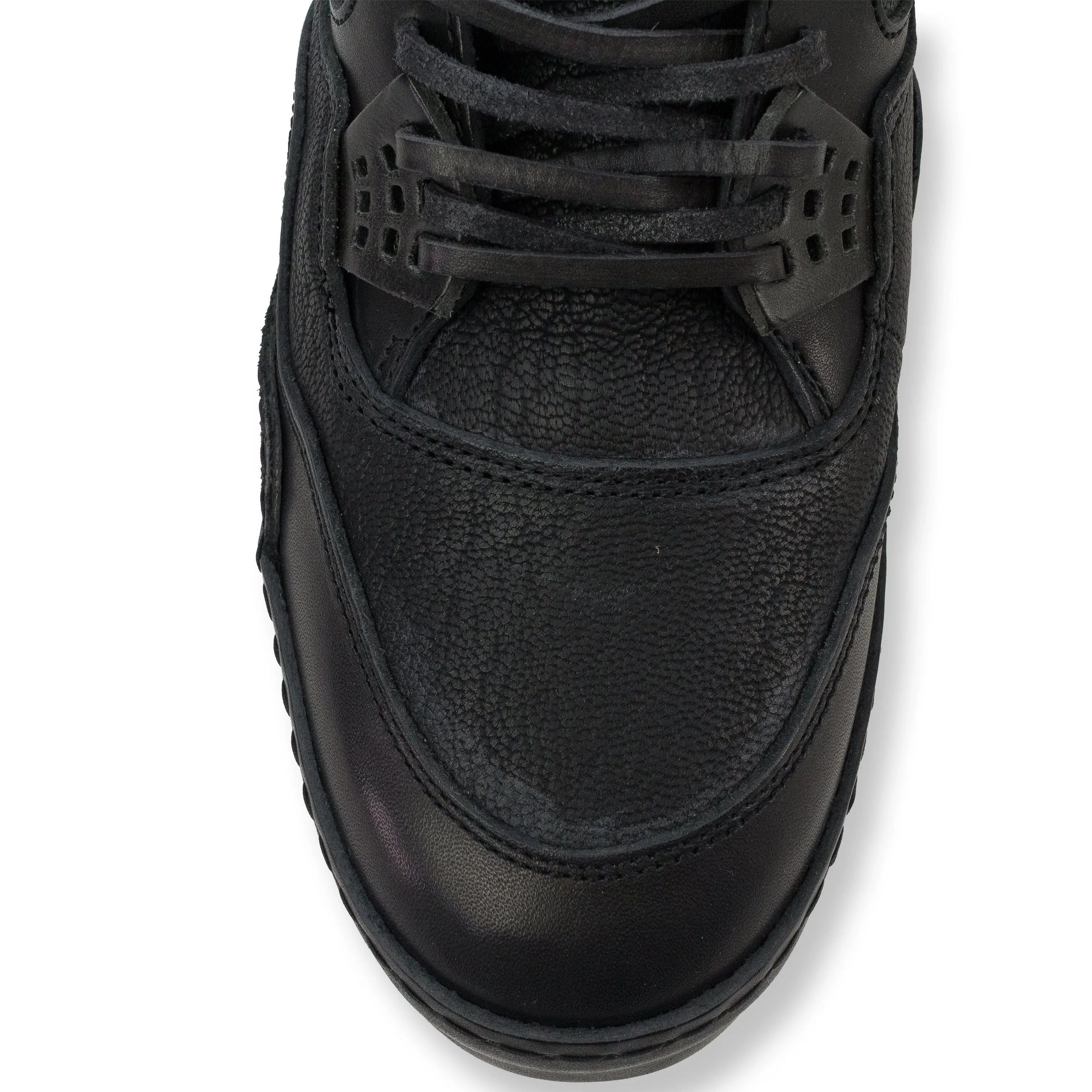 BLACK LACE UP SNEAKERS