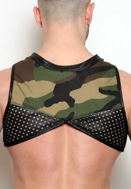Camo Perforated Shoulder Half Harness
