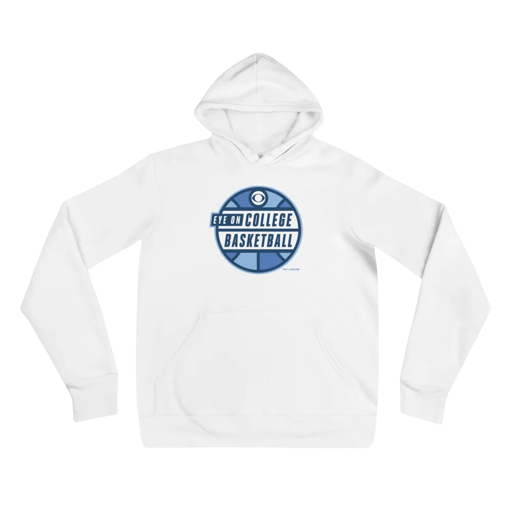 Eye on College Basketball Podcast Logo Adult Fleece Hooded Sweatshirt