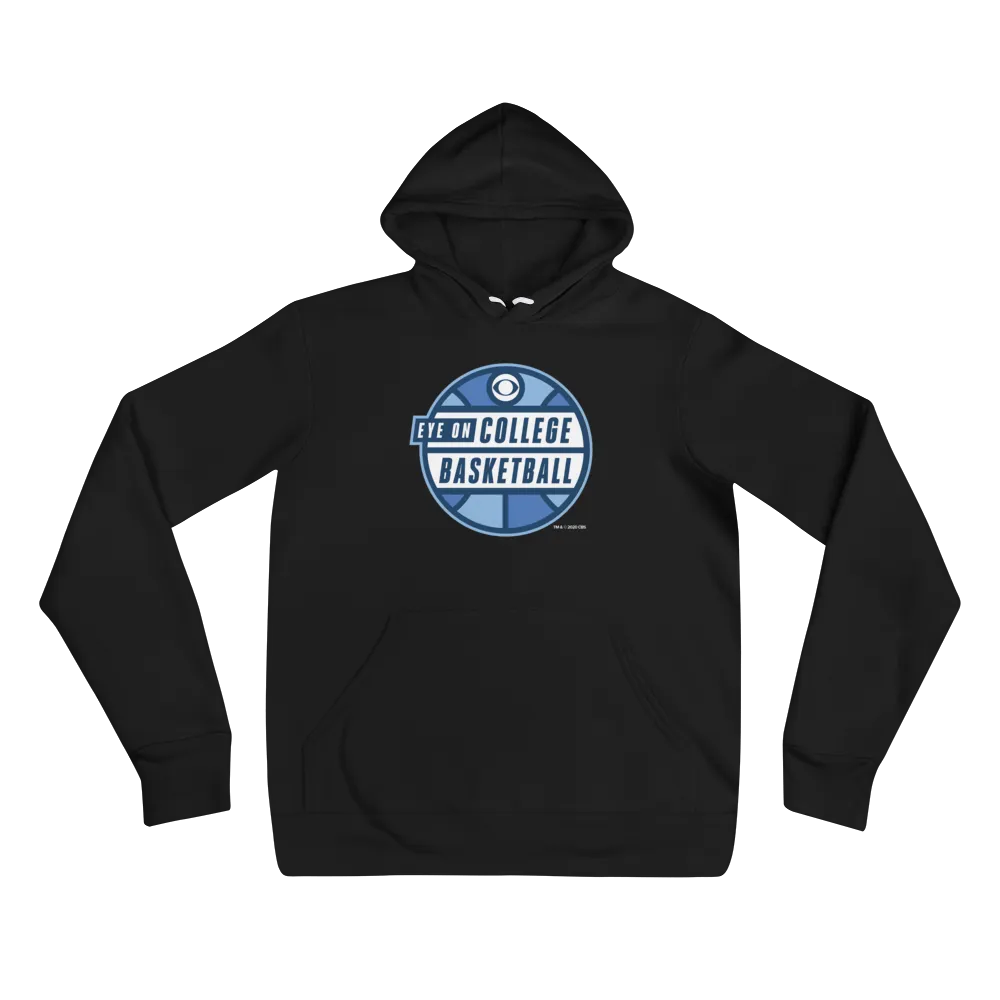 Eye on College Basketball Podcast Logo Adult Fleece Hooded Sweatshirt