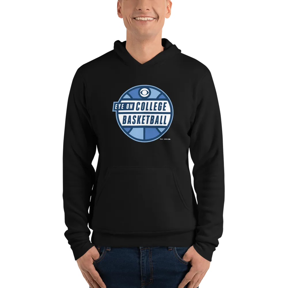 Eye on College Basketball Podcast Logo Adult Fleece Hooded Sweatshirt