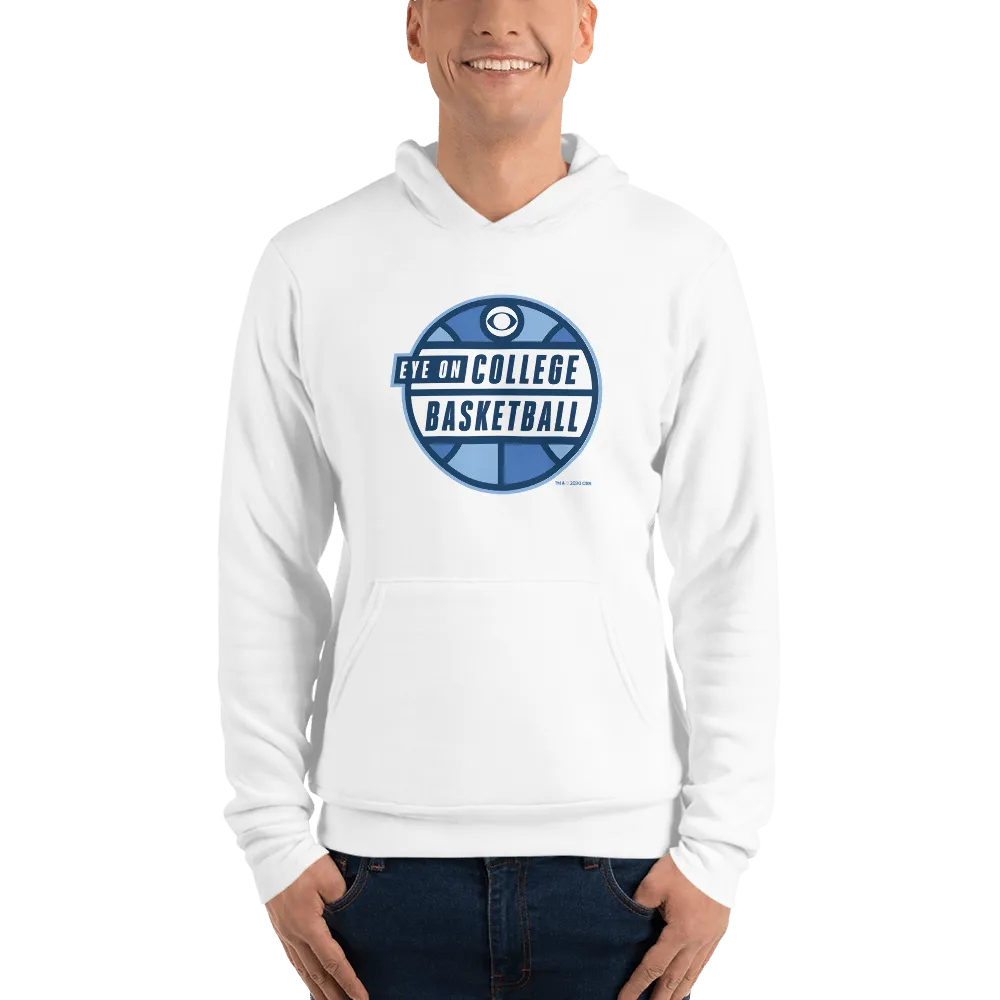 Eye on College Basketball Podcast Logo Adult Fleece Hooded Sweatshirt