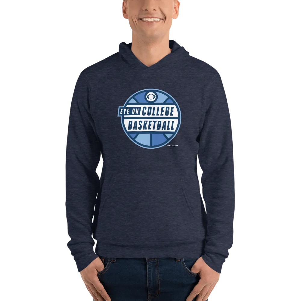 Eye on College Basketball Podcast Logo Adult Fleece Hooded Sweatshirt