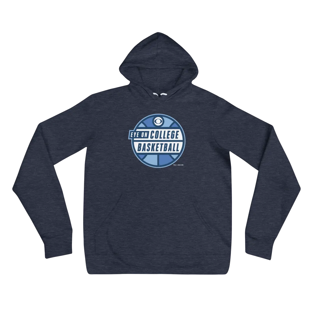 Eye on College Basketball Podcast Logo Adult Fleece Hooded Sweatshirt