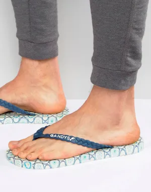Gandys Flip Flops X Liberty Print Tile