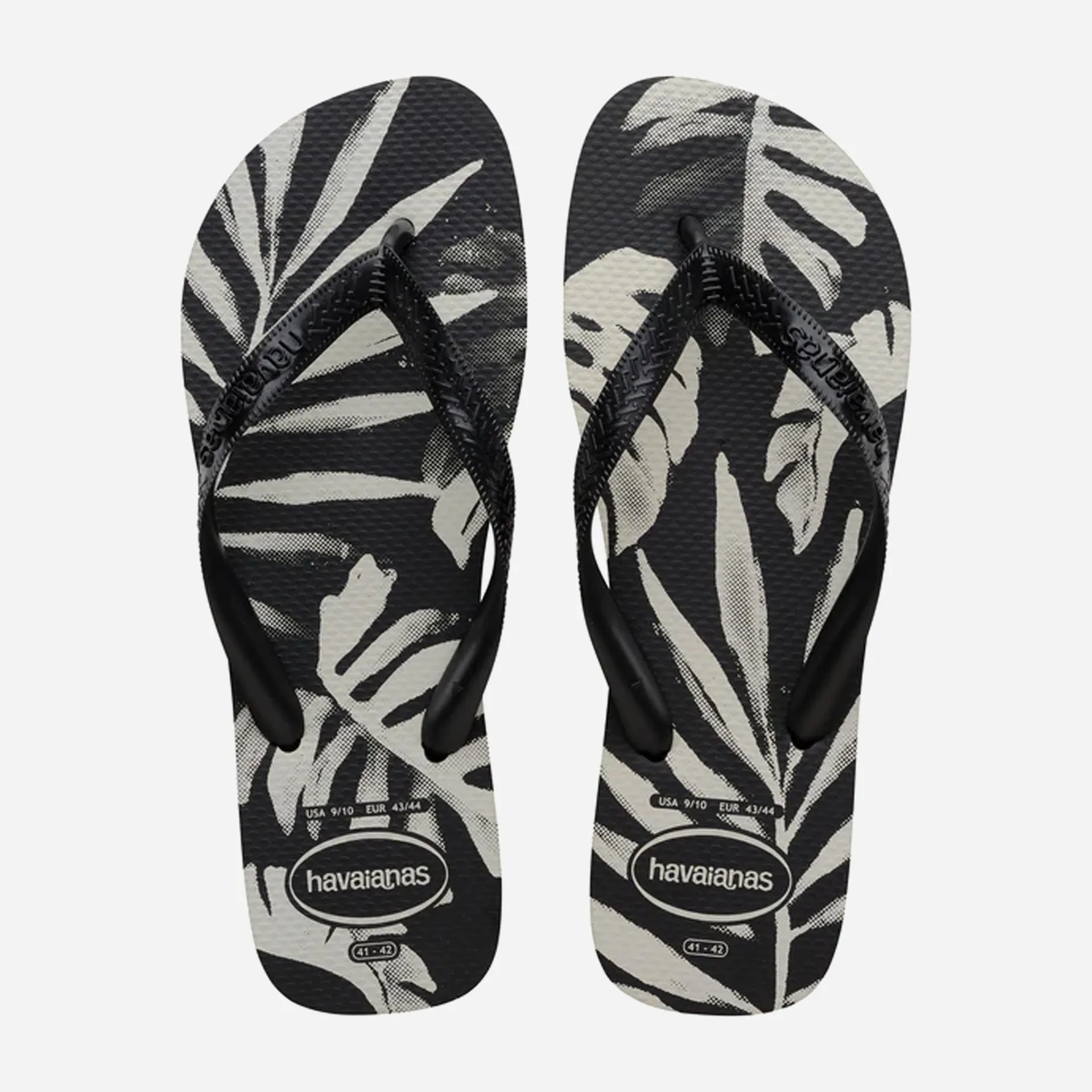 Havaianas Top Aloha Flip Flops - Black/Black/Black