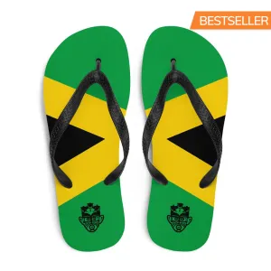 Island Flag - Jamaica Flip Flops