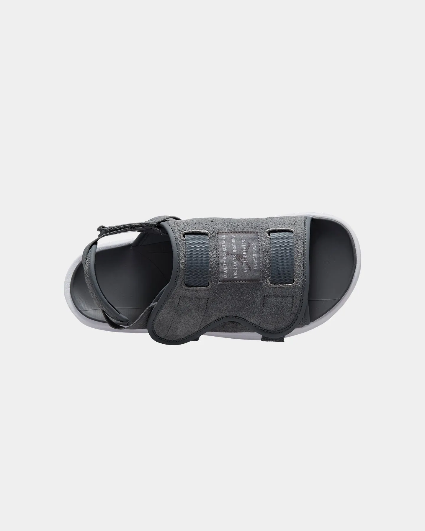 Jordan LS Slides 'Winter Grey' Cool Grey/White
