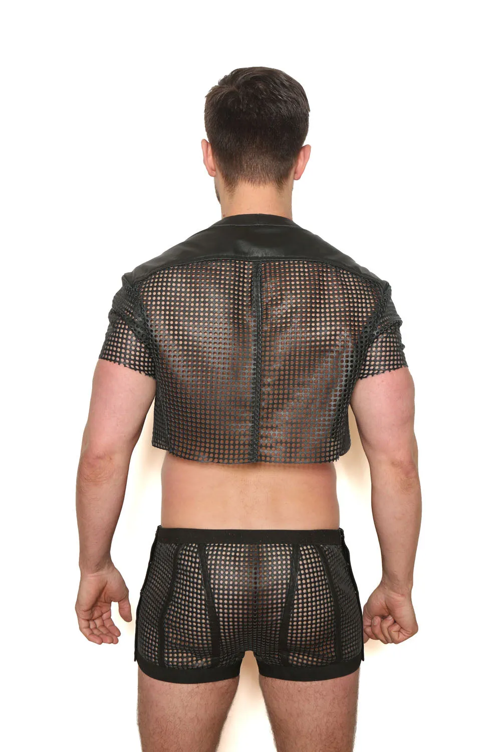 Pigskin Crop Top
