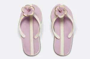 Plum Blossom Flip Flops Towel Hook Pair