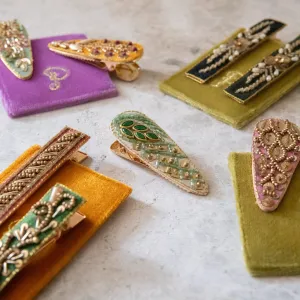 Powder Hair Slides
