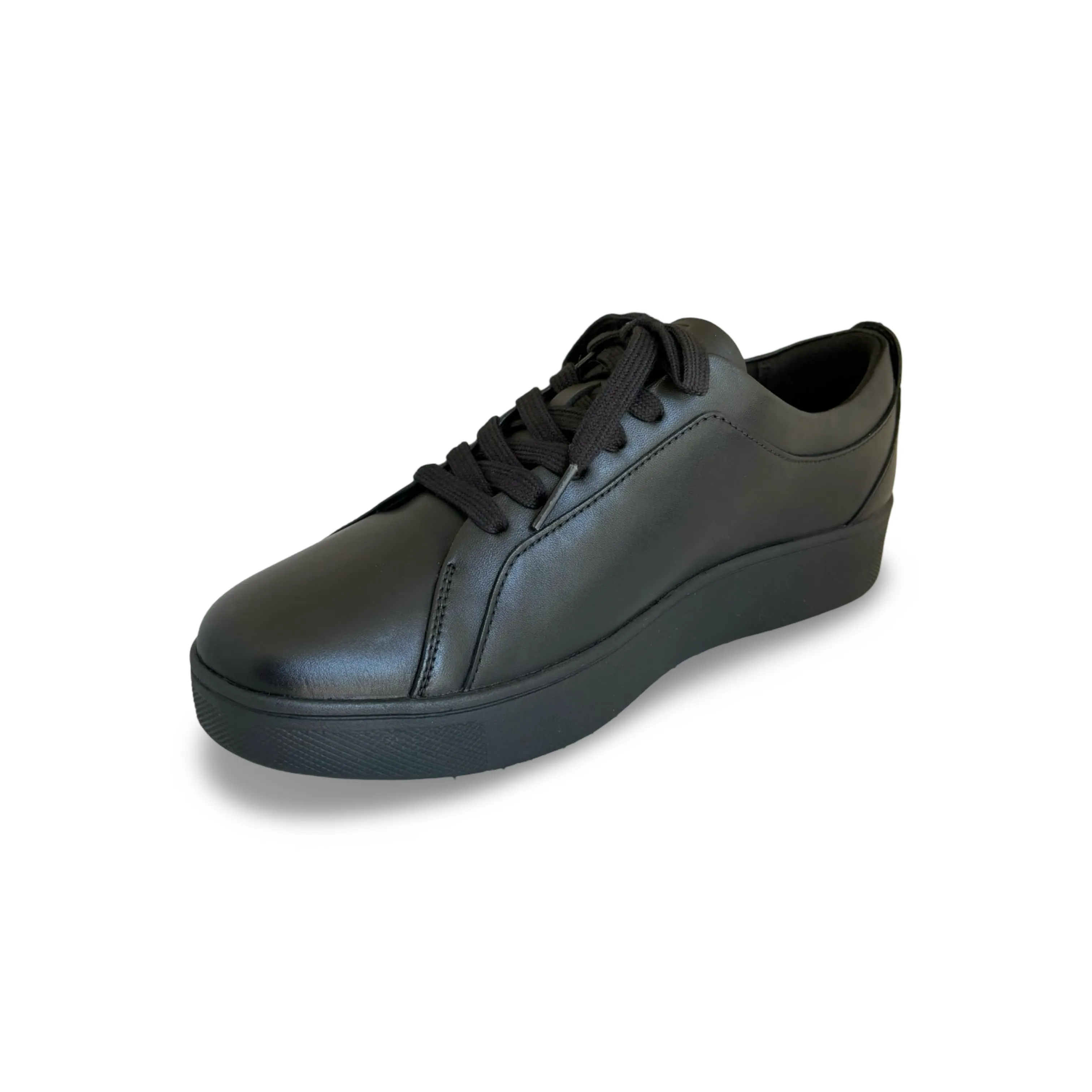 Rally All Black Leather Sneaker