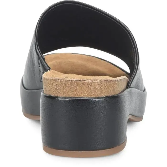 Women's Sofft Cass Leather Slide Sandal  Effortless Summer Style