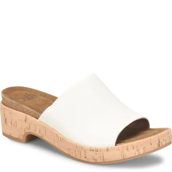 Women's Sofft Cass Leather Slide Sandal  Effortless Summer Style