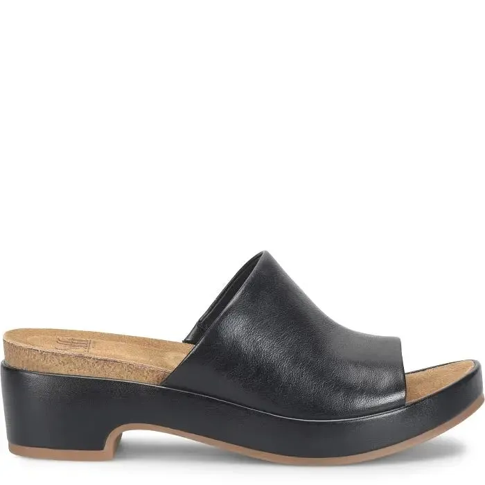 Women's Sofft Cass Leather Slide Sandal  Effortless Summer Style
